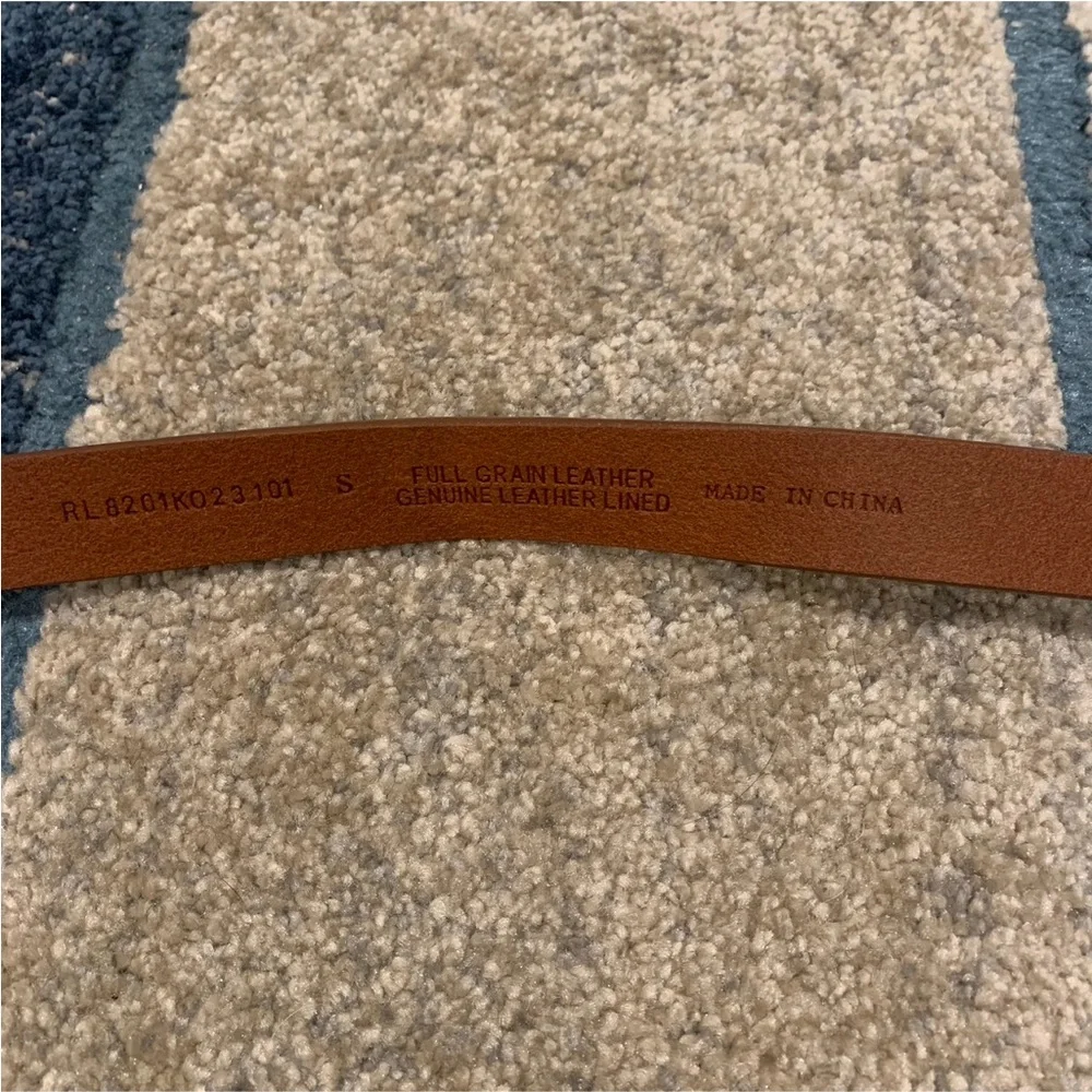 Vintage Y2K Relic Tan Leather Belt Full Grain S